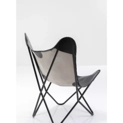 Sessel California Leder Schwarz