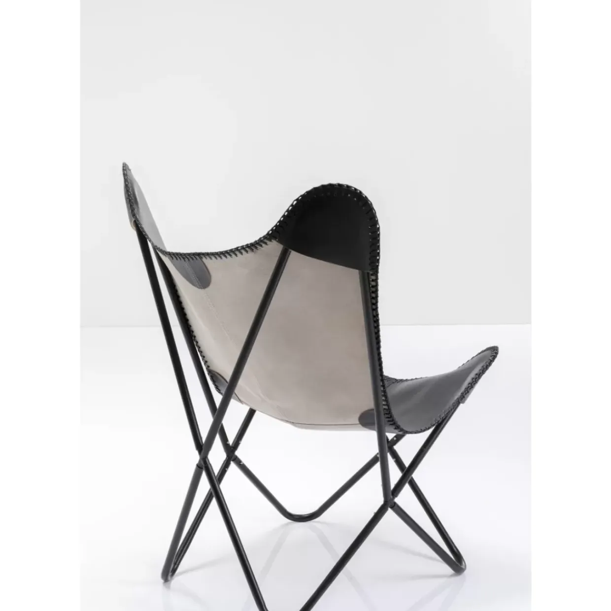 Sessel California Leder Schwarz