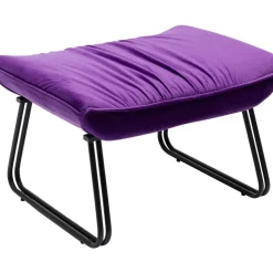 Sessel Mit Hocker Snuggle Lila (2/Tlg)