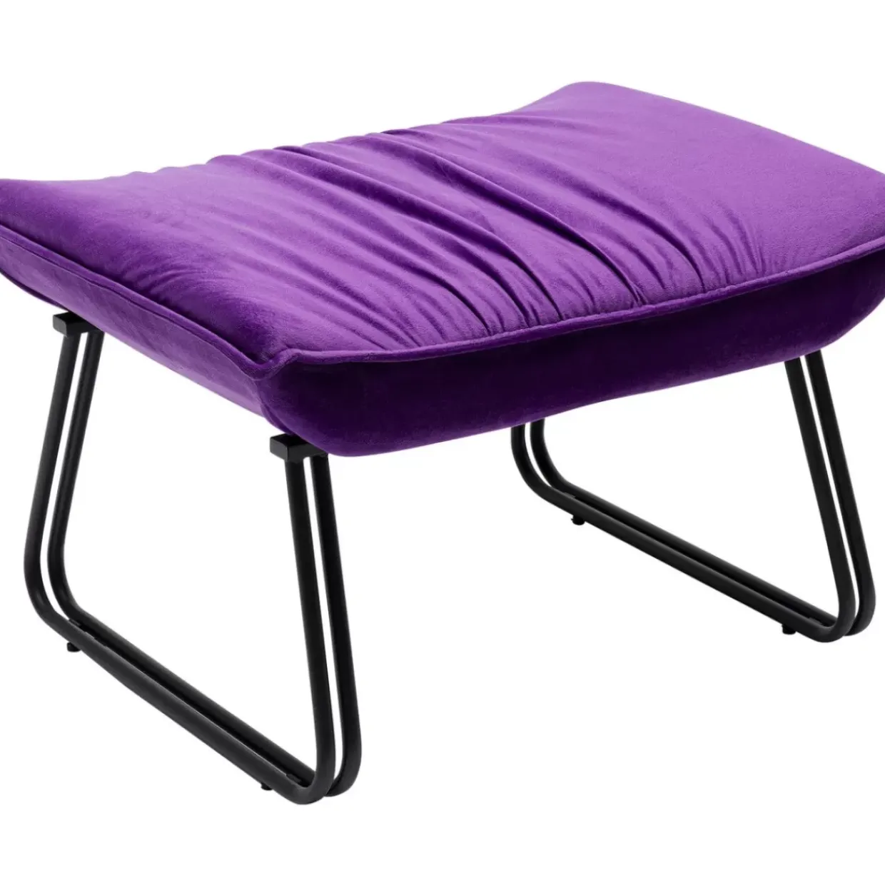 Sessel Mit Hocker Snuggle Lila (2/Tlg)