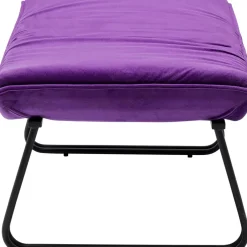 Sessel Mit Hocker Snuggle Lila (2/Tlg)