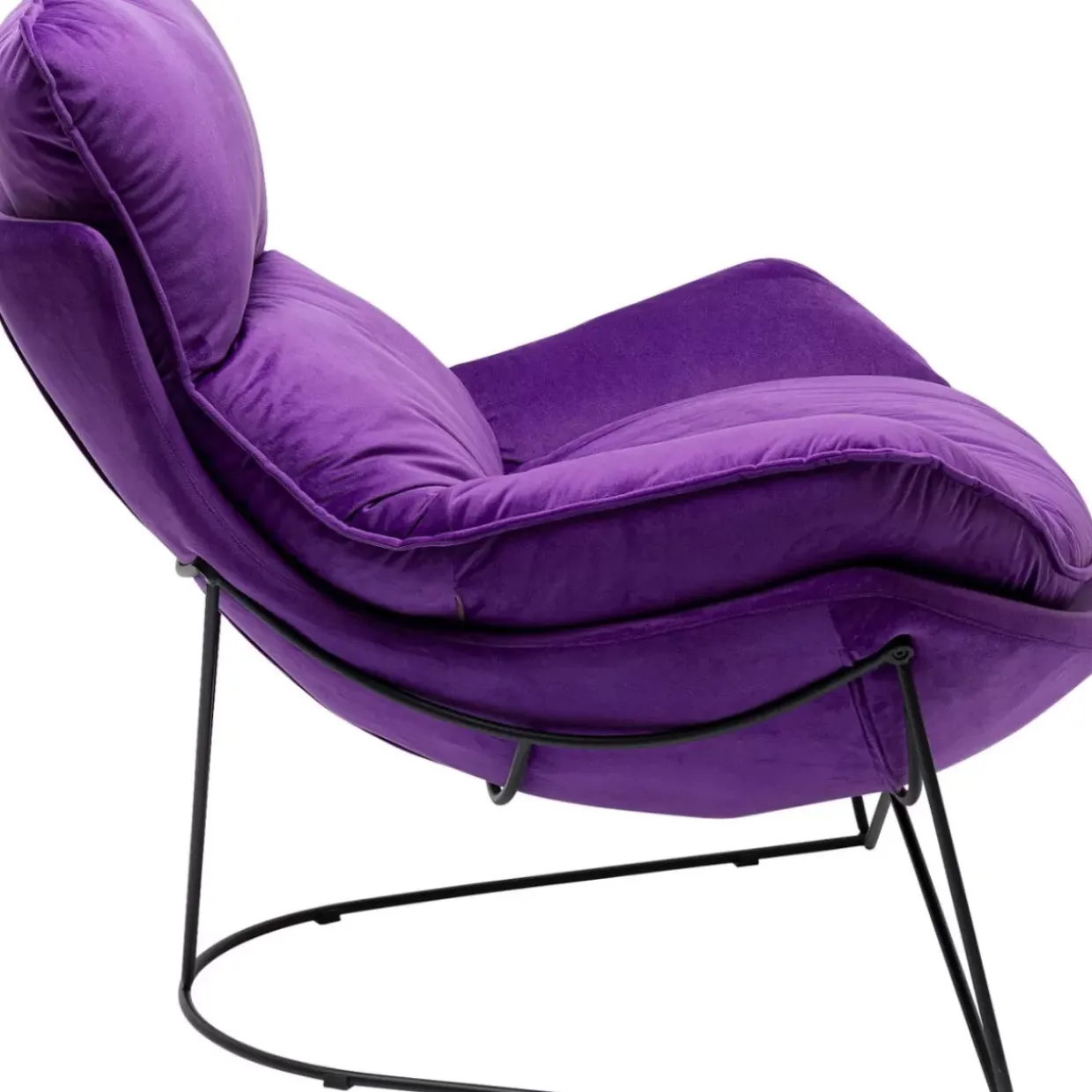 Sessel Mit Hocker Snuggle Lila (2/Tlg)