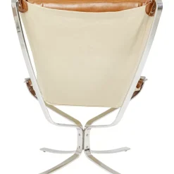 Sessel Mit Hocker Washington Braun