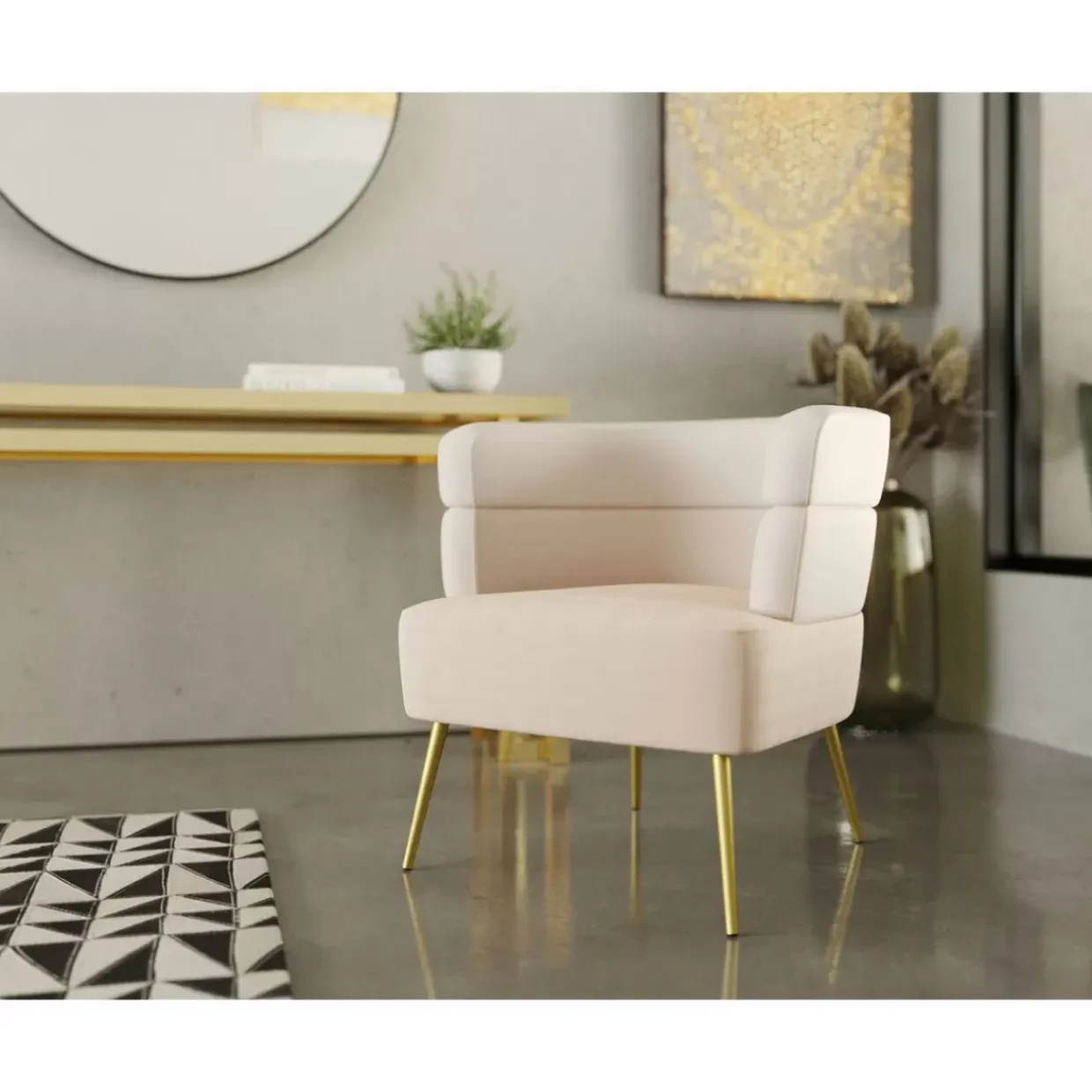 Sessel Sandwich Creme