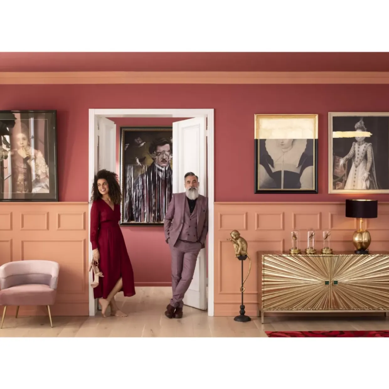 Sessel Sandwich Rose