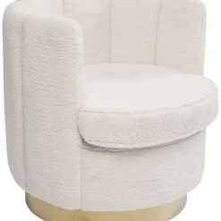 Sessel Silhouette Fur Weiss