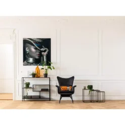 Sessel Tudor Velvet Schwarz