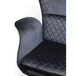 Sessel Tudor Velvet Schwarz