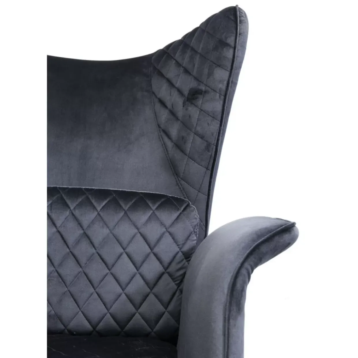 Sessel Tudor Velvet Schwarz
