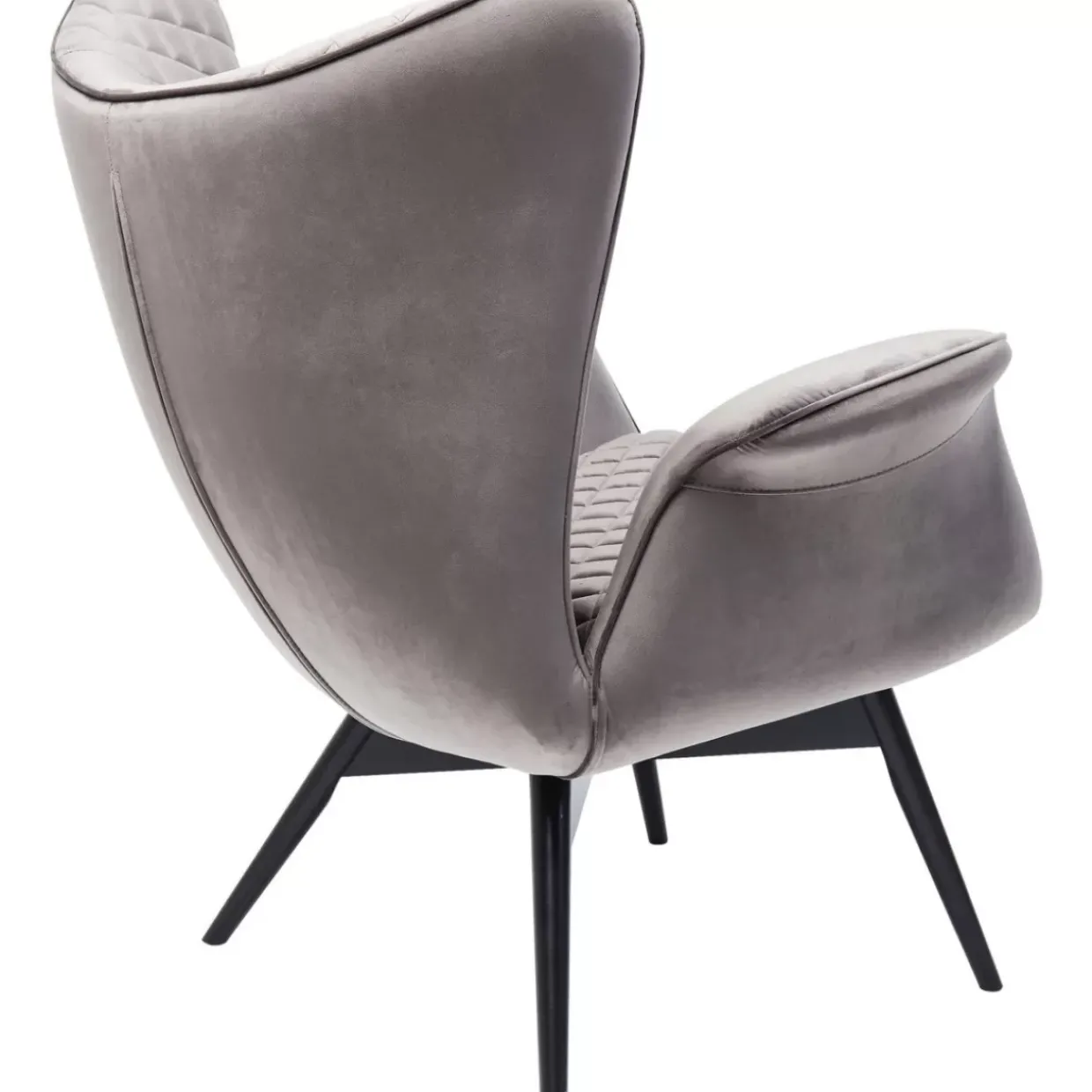 Sessel Tudor Velvet Silbergrau