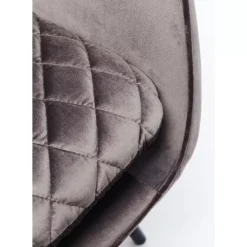 Sessel Tudor Velvet Silbergrau