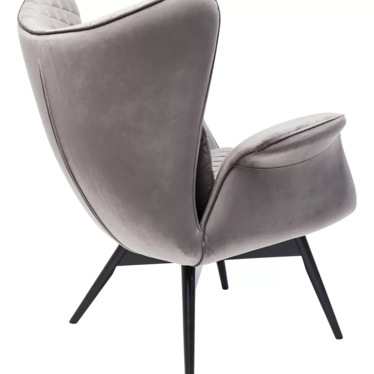 Sessel Tudor Velvet Silbergrau