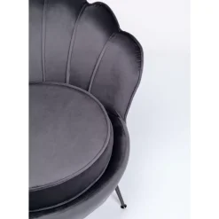 Sessel Water Lily Black Grau