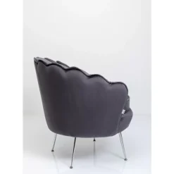 Sessel Water Lily Chrom Grau