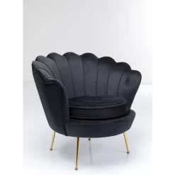 Sessel Water Lily Schwarz