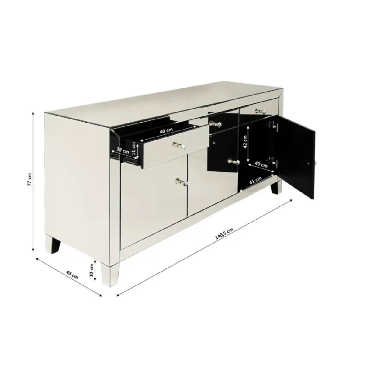 Sideboard Luxury Champagne