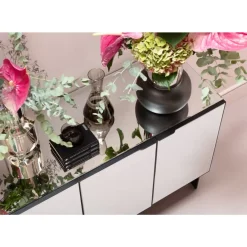 Sideboard Soran Schwarz 160X45Cm