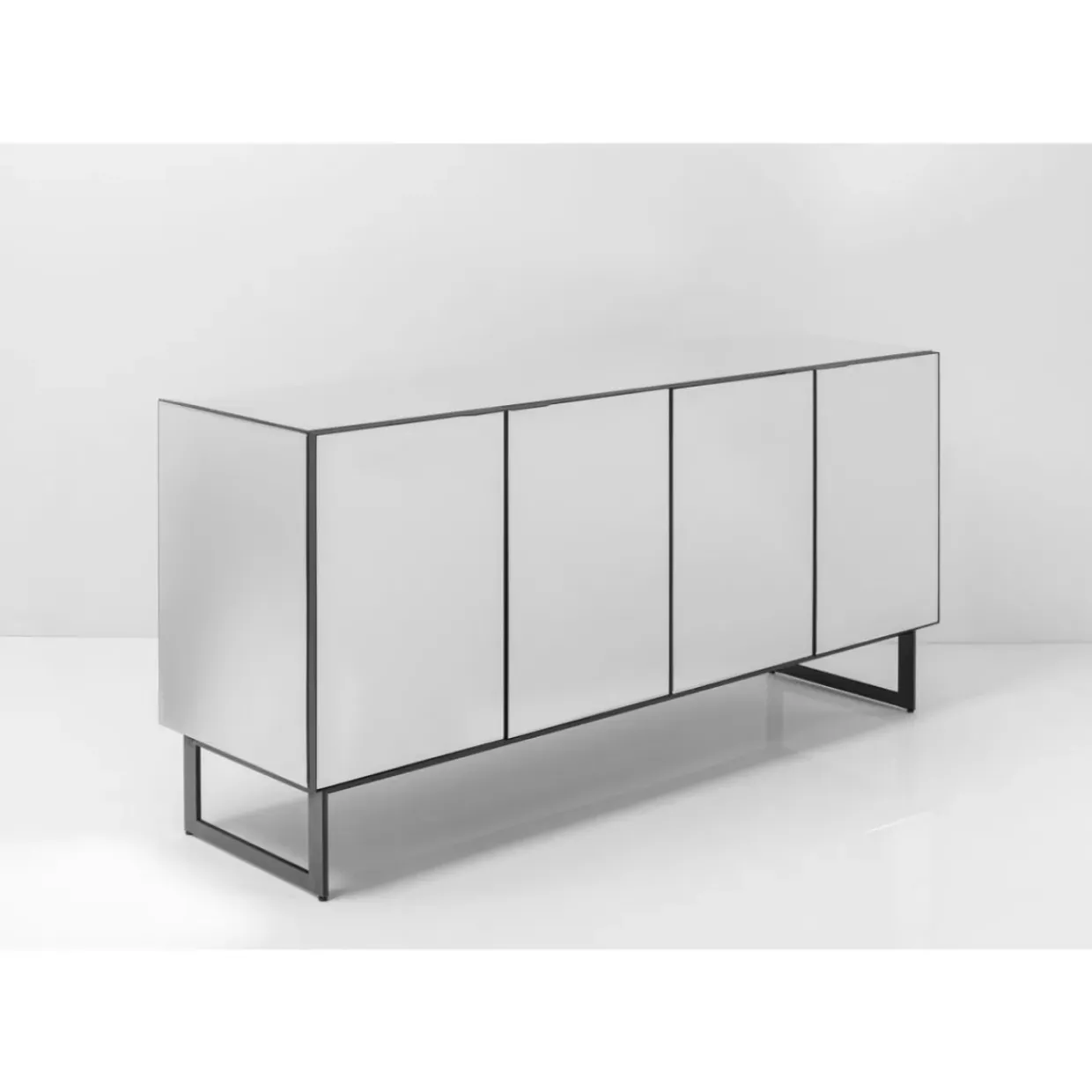 Sideboard Soran Schwarz 160X45Cm