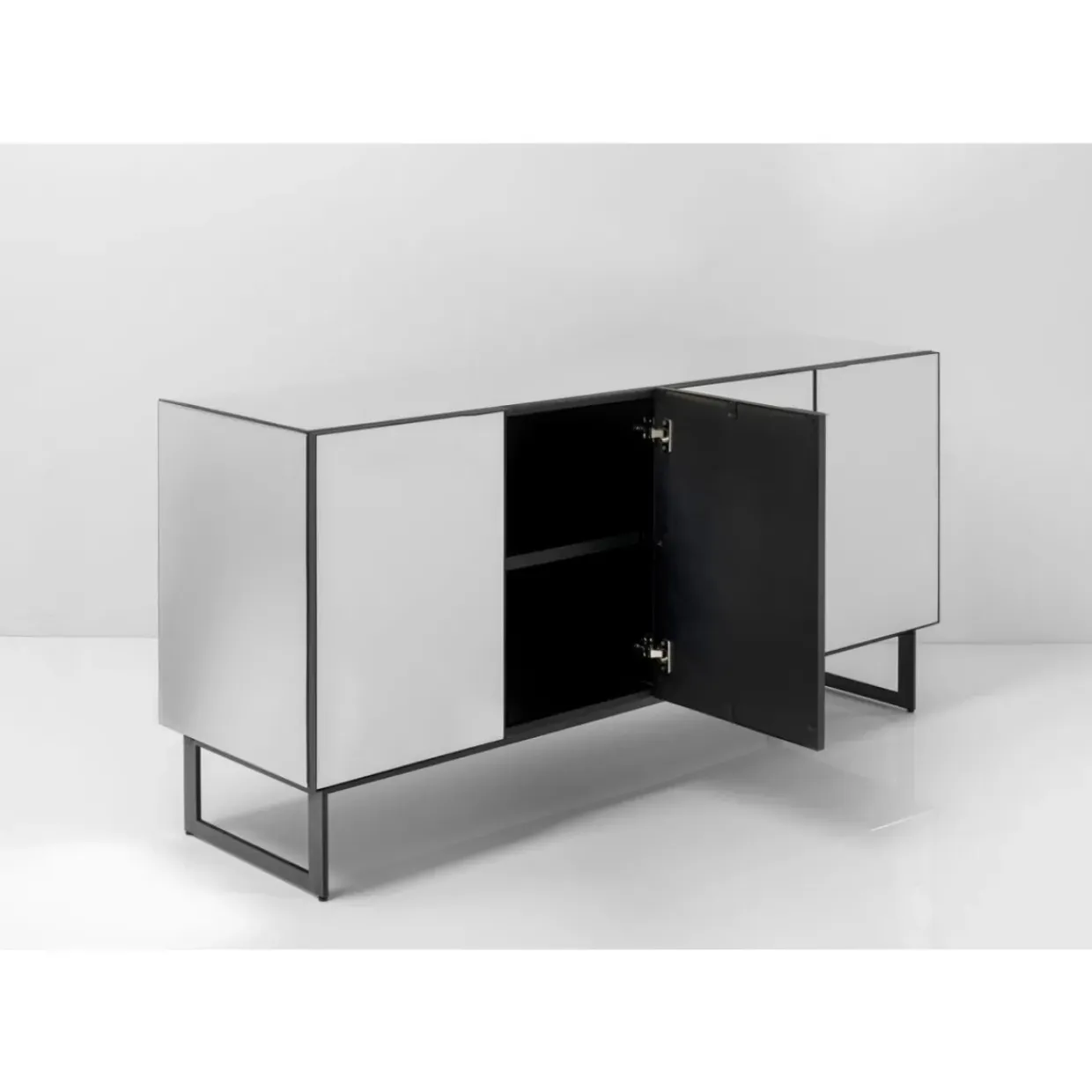Sideboard Soran Schwarz 160X45Cm