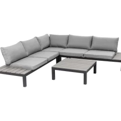 Sitzgruppe Holiday Schwarz (4-Tlg.)