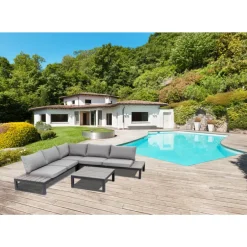 Sitzgruppe Holiday Schwarz (4-Tlg.)