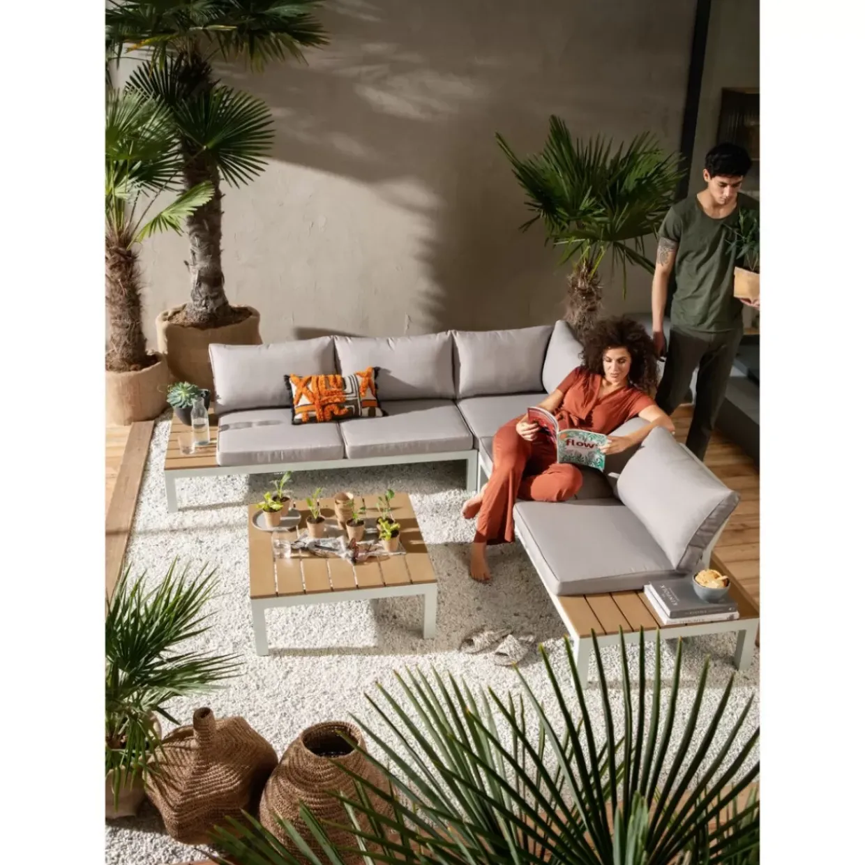 Sitzgruppe Holiday Weiss (4-Tlg.)