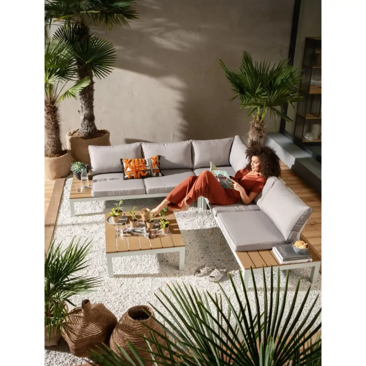 Sitzgruppe Holiday Weiss (4-Tlg.)