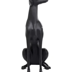 Skulptur Greyhound Oskar Schwarz 180Cm