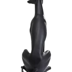Skulptur Greyhound Oskar Schwarz 180Cm