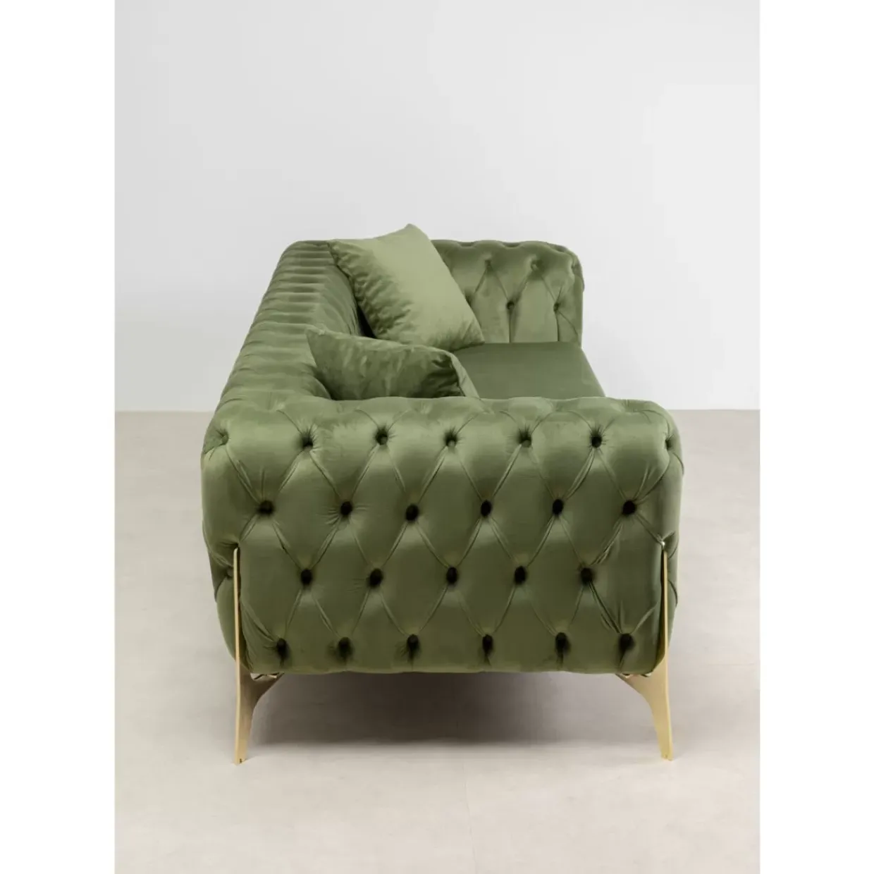 Sofa Bellissima 3-Sitzer Grun 240Cm