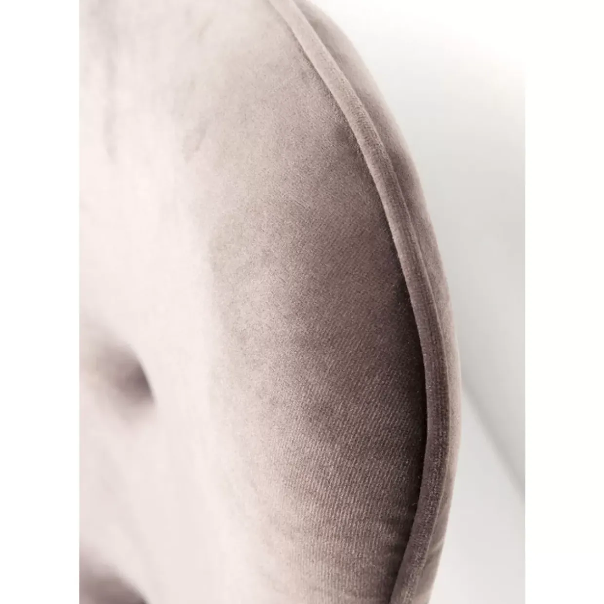 Sofa Black Vicky 2-Sitzer Velvet Grau