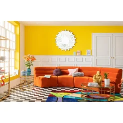 Sofa Element Wave Orange