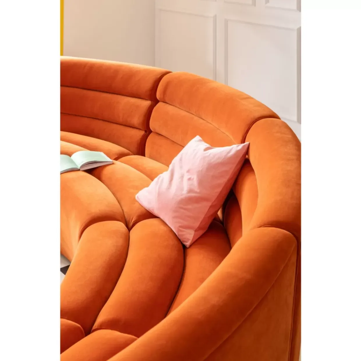 Sofa Element Wave Orange