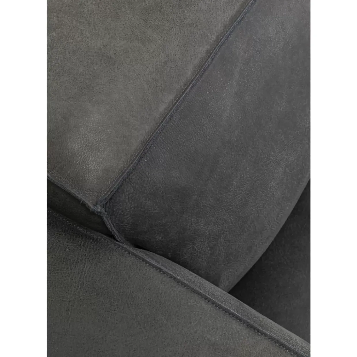Sofa Henry 3-Sitzer Leder Grau