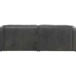 Sofa Henry 3-Sitzer Leder Grau