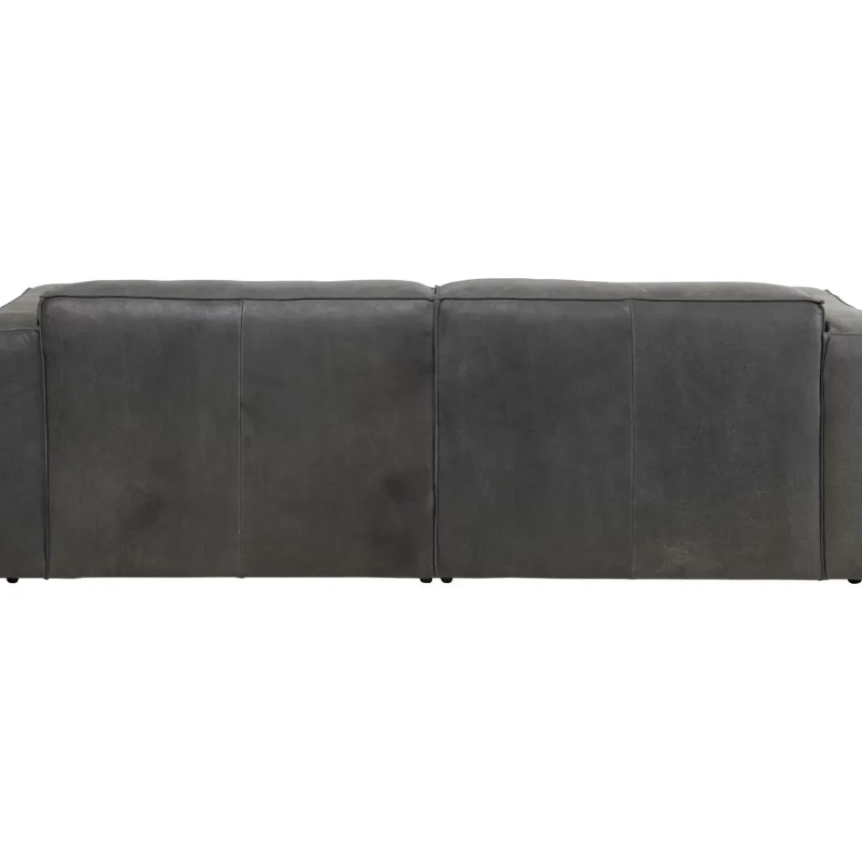 Sofa Henry 3-Sitzer Leder Grau