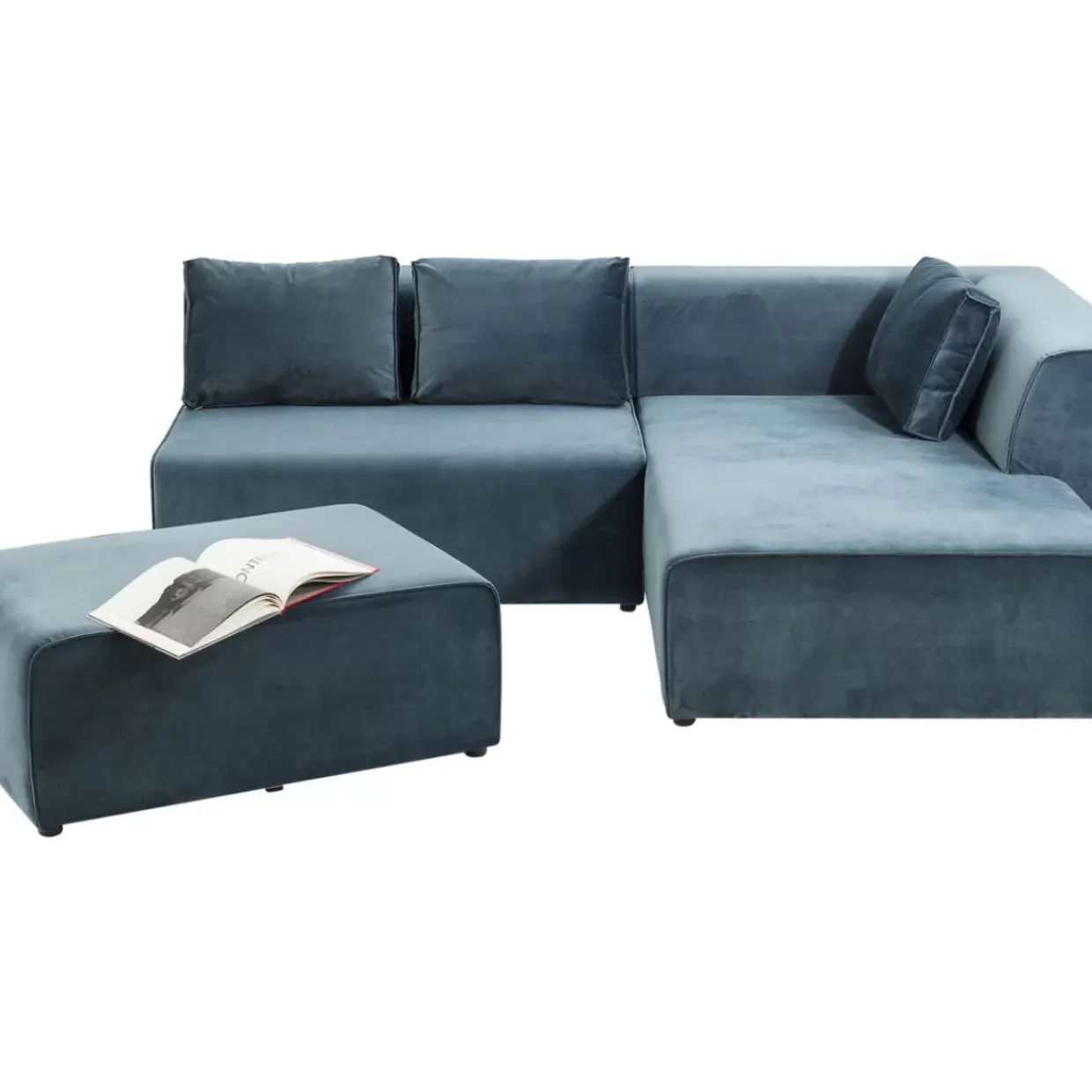 Sofa Infinity Velvet Ocean Rechts