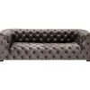 Sofa Metropol 3-Sitzer Grau 238Cm