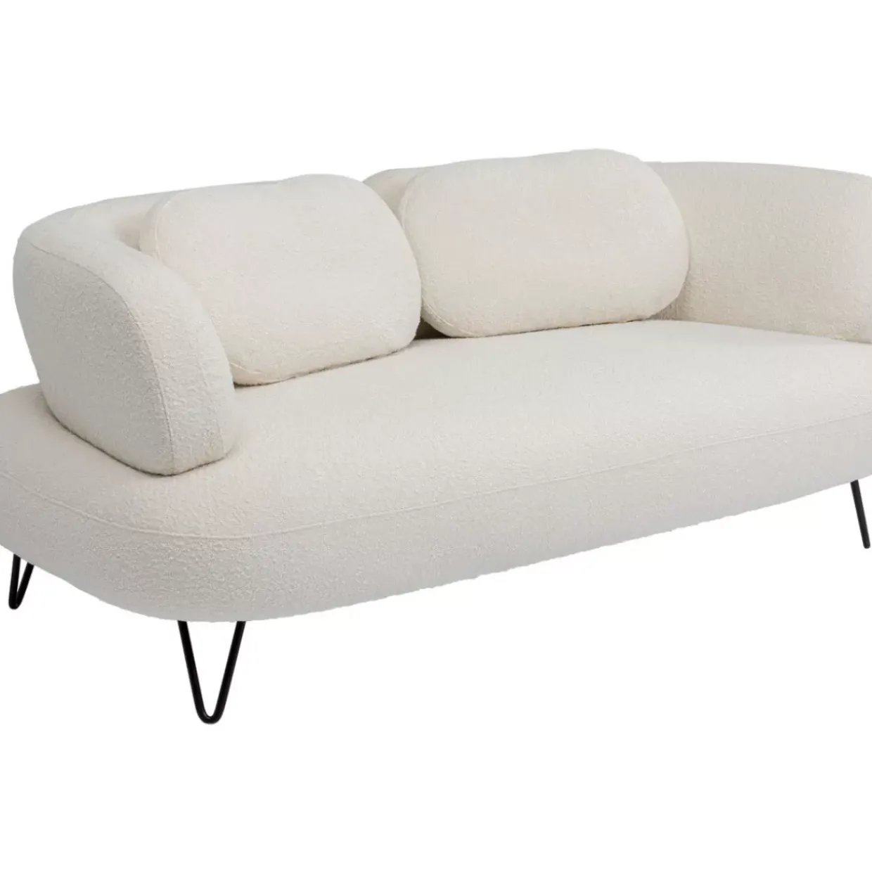 Sofa Peppo 2-Sitzer Weis 182Cm