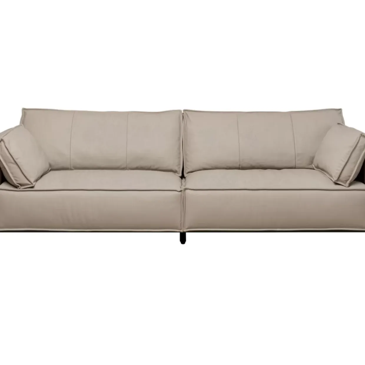 Sofa 3-Sitzer Victor Leder Grau 233Cm