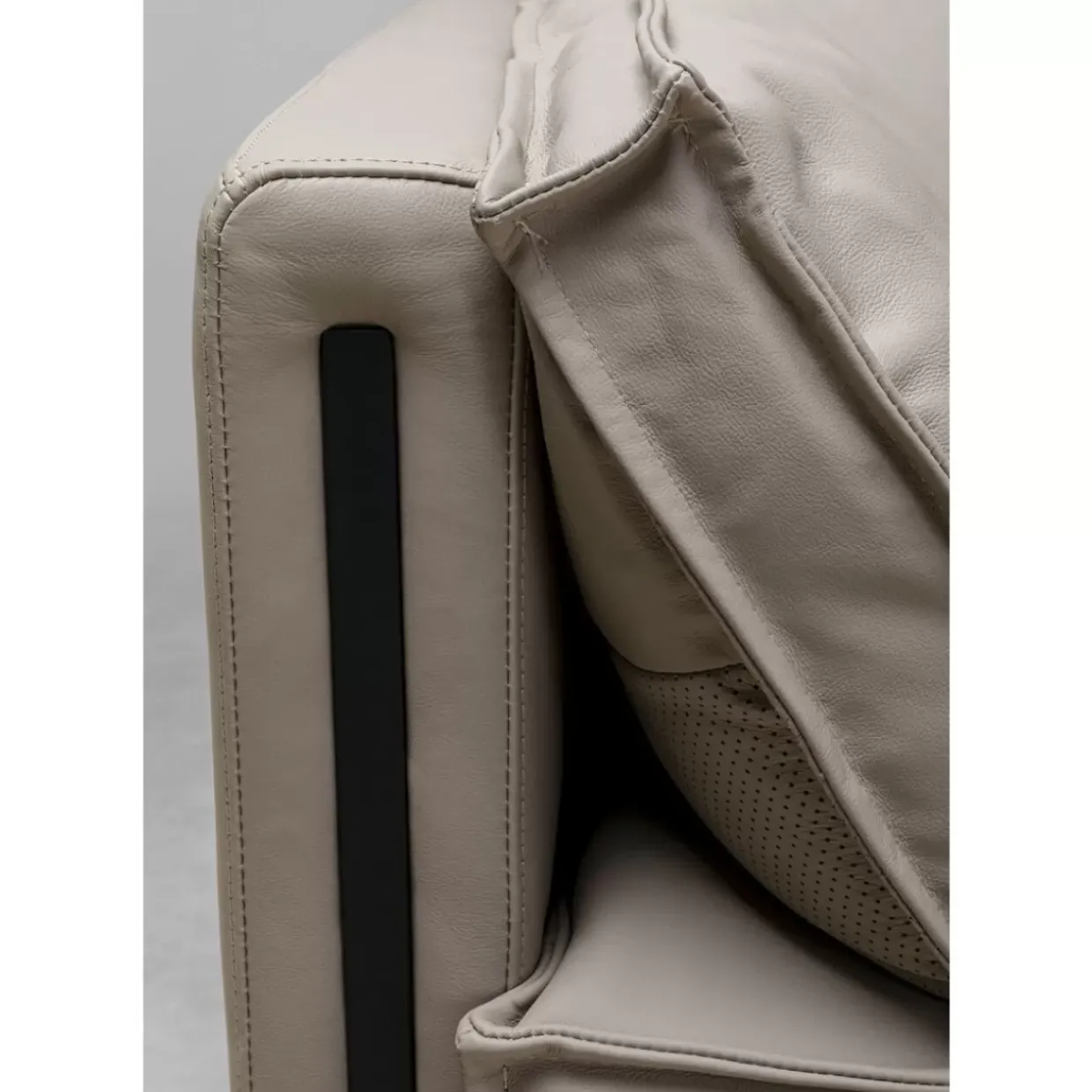 Sofa 3-Sitzer Victor Leder Grau 233Cm