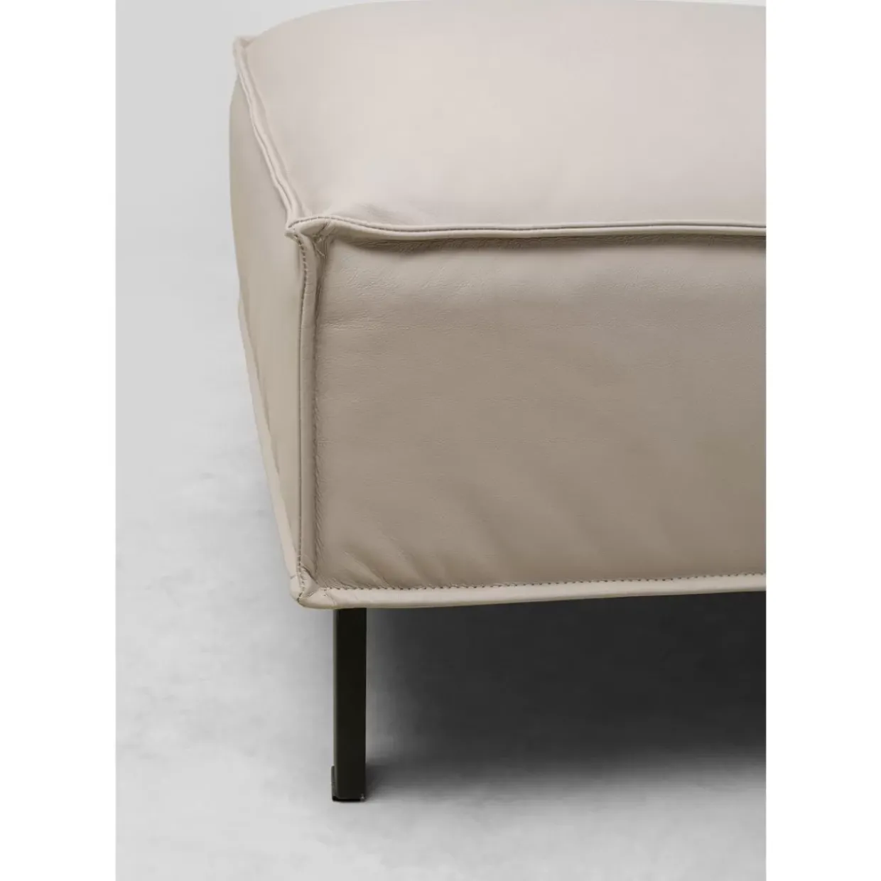 Sofa 3-Sitzer Victor Leder Grau 233Cm