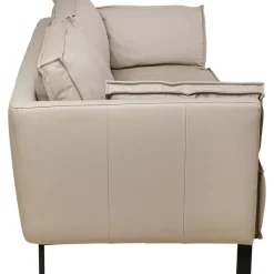 Sofa 3-Sitzer Victor Leder Grau 233Cm