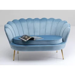 Sofa Water Lily 2-Sitzer Aqua 132Cm