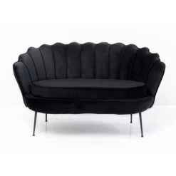 Sofa Water Lily 2-Sitzer Black Schwarz