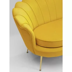 Sofa Water Lily 2-Sitzer Gelb 132Cm