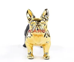 Spardose Bulldog Gold-Schwarz