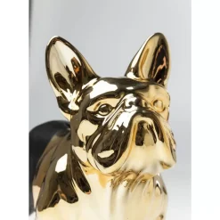 Spardose Bulldog Gold-Schwarz