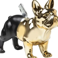 Spardose Bulldog Gold-Schwarz