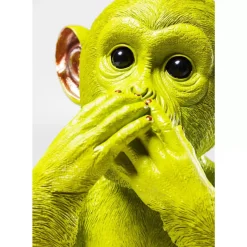 Spardose Monkey Iwazaru Grun